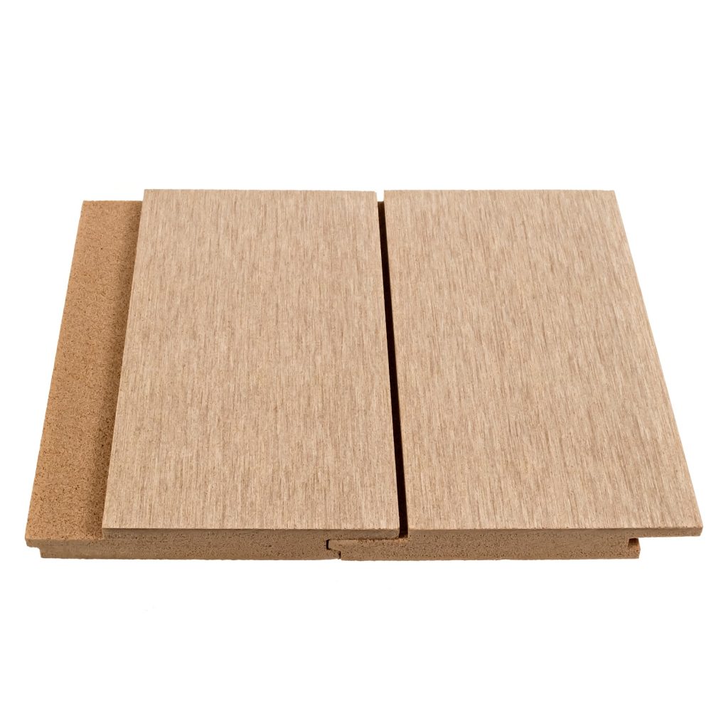 ACRE nickel gap siding boards showing tongue-and-groove profile and 1/8-inch reveal detail