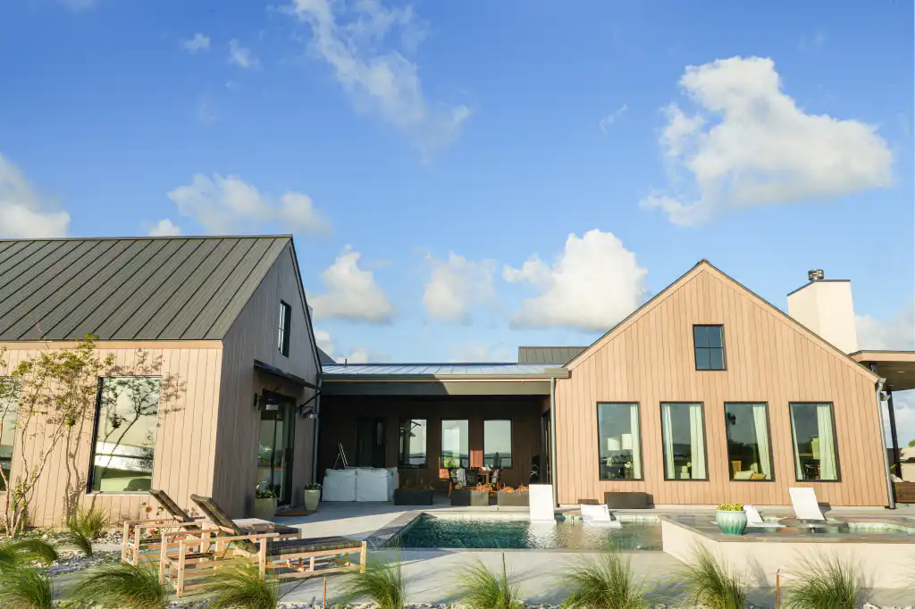 Shiplap siding cost and installation on a modern home