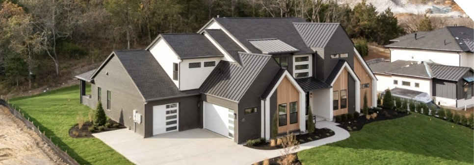 Modern residential homes built with ACRE